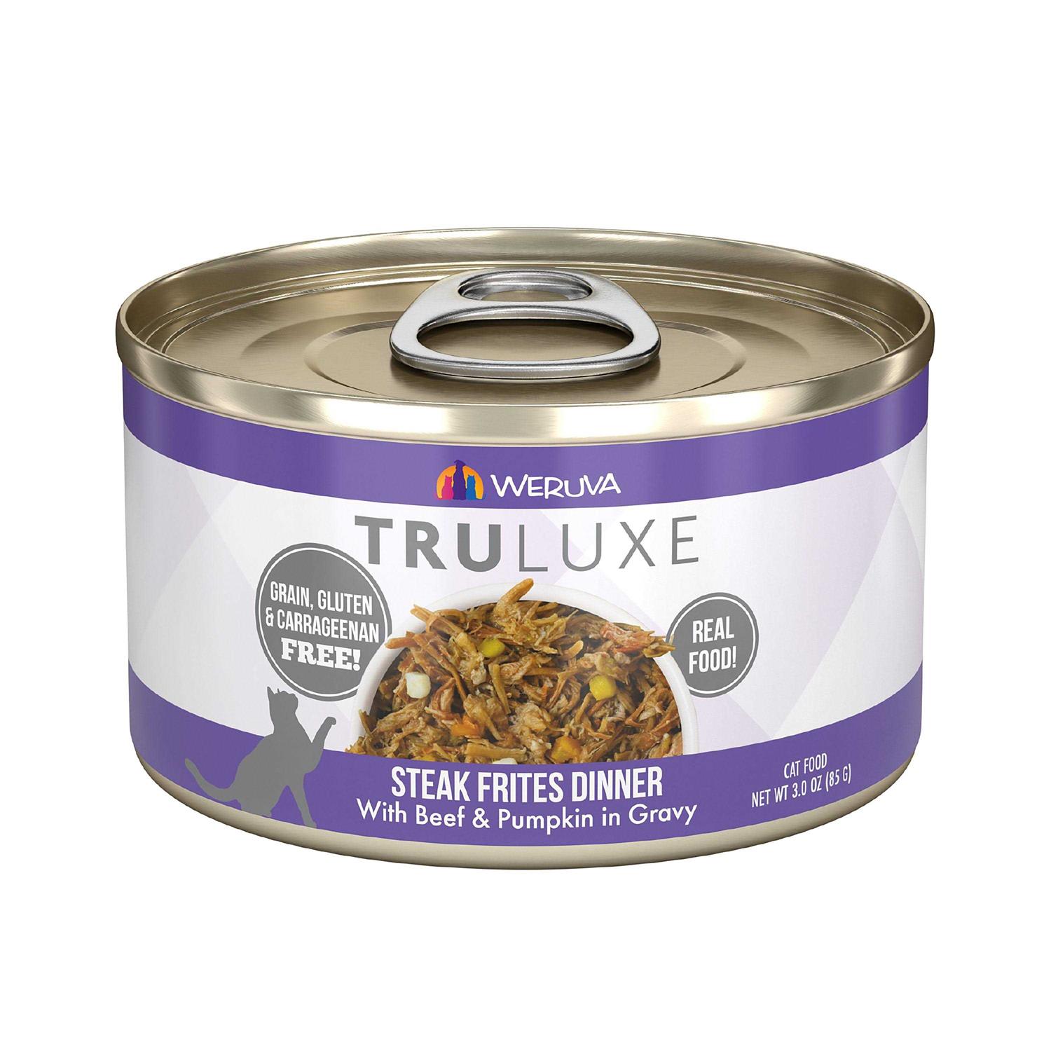 Weruva TruLuxe Steak Frites Beef & Pumpkin Canned Cat Food - Pet Supplies online store