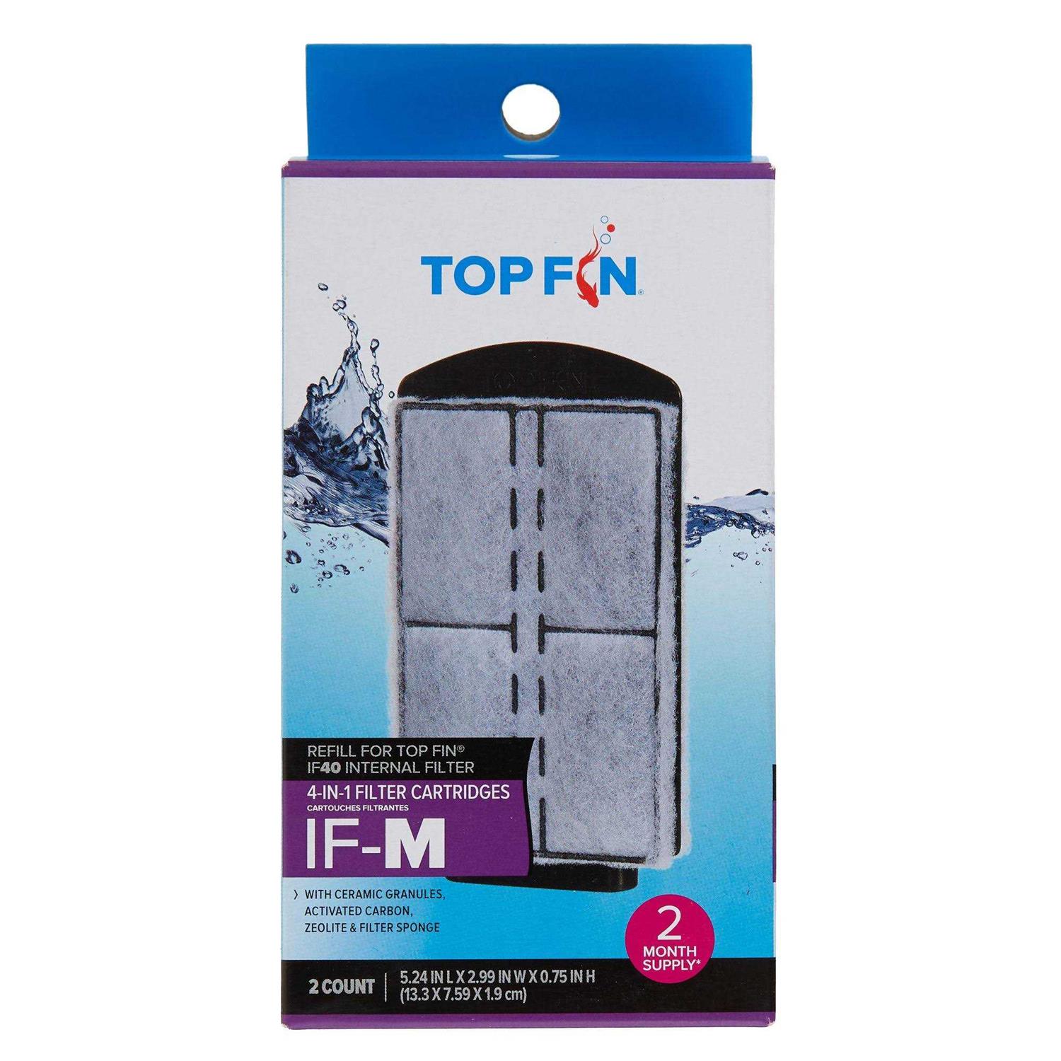 Top Fin If 4-in-1 Filter Cartridges - Pet Supplies online store