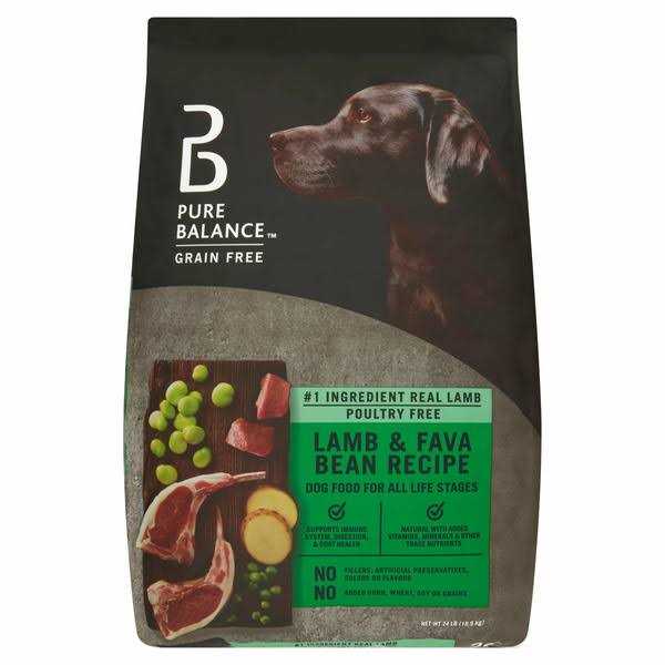 Pure Balance Grain Free Lamb & Fava Bean Recipe Dog Food - Pet Supplies online store