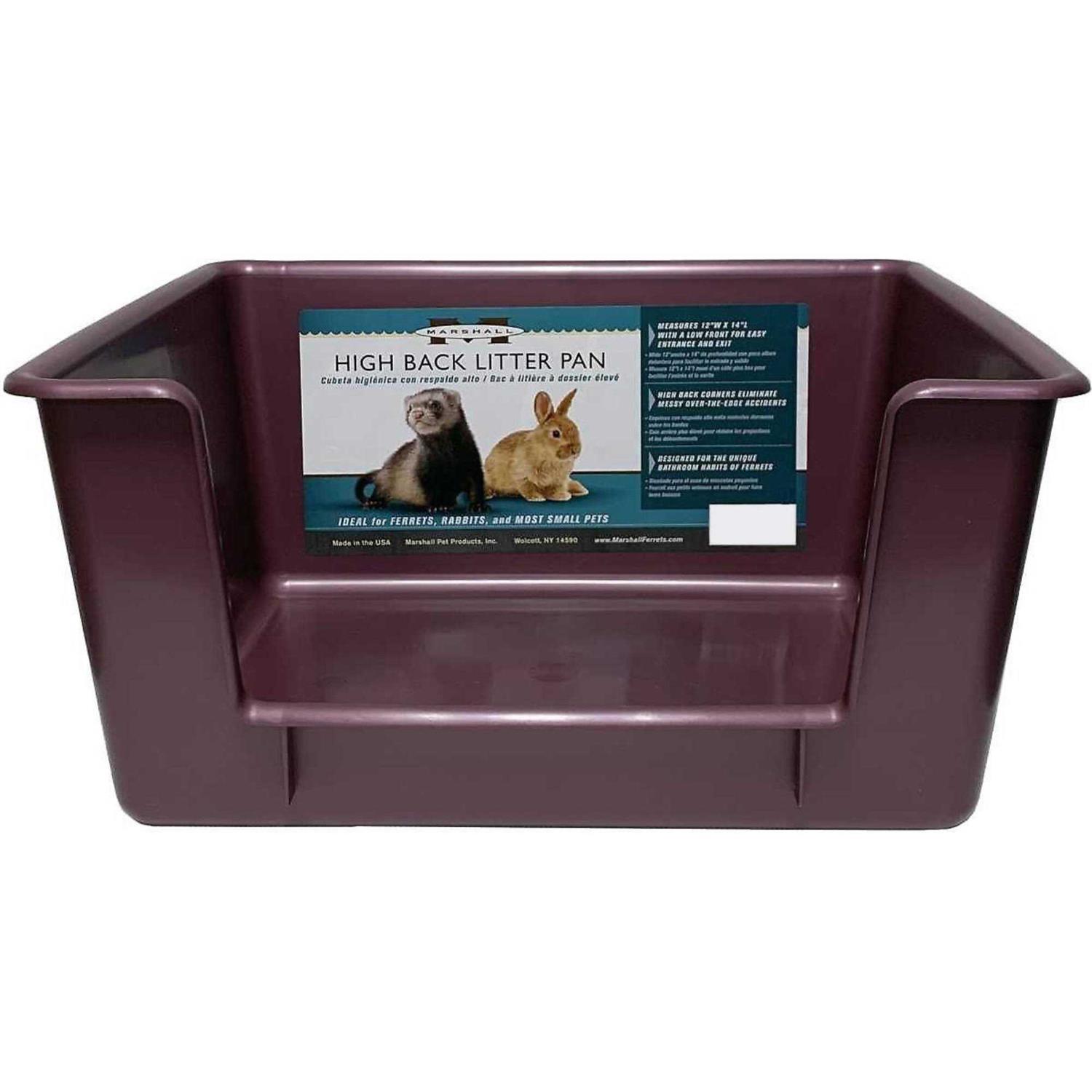 Marshall Ferret High Back Litter Pan - Pet Supplies online store