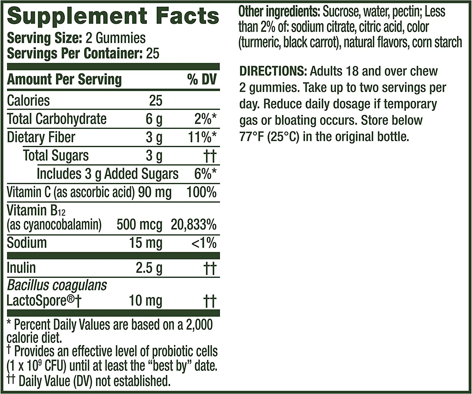 Align Probiotic, Gut Health & Immunity Support, Probiotic for Women and Men, #1 Doctor Recommended Brand, Vitamin C and B12 for Immune Support & Energy, Citrus Flavor, 50 Gummies