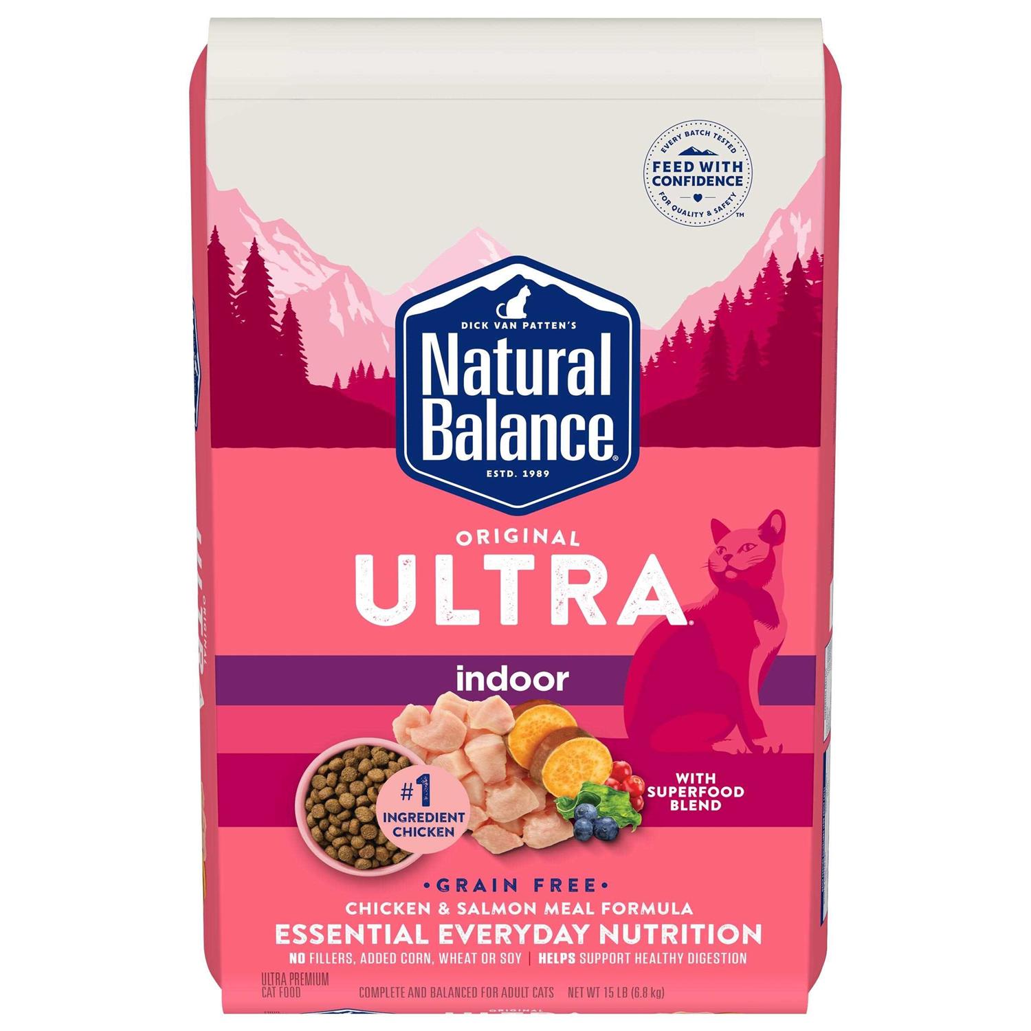 Natural Balance Original Ultra Dry Cat Food Indoor Chicken & Salmon Meal - Pet Supplies online store