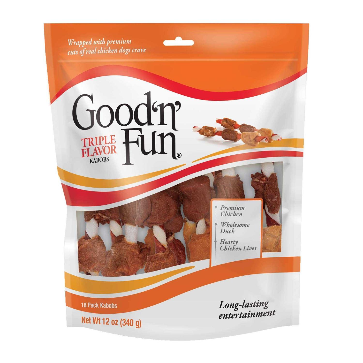 Good 'n' Fun Triple Flavor Kabobs - Pet Supplies online store