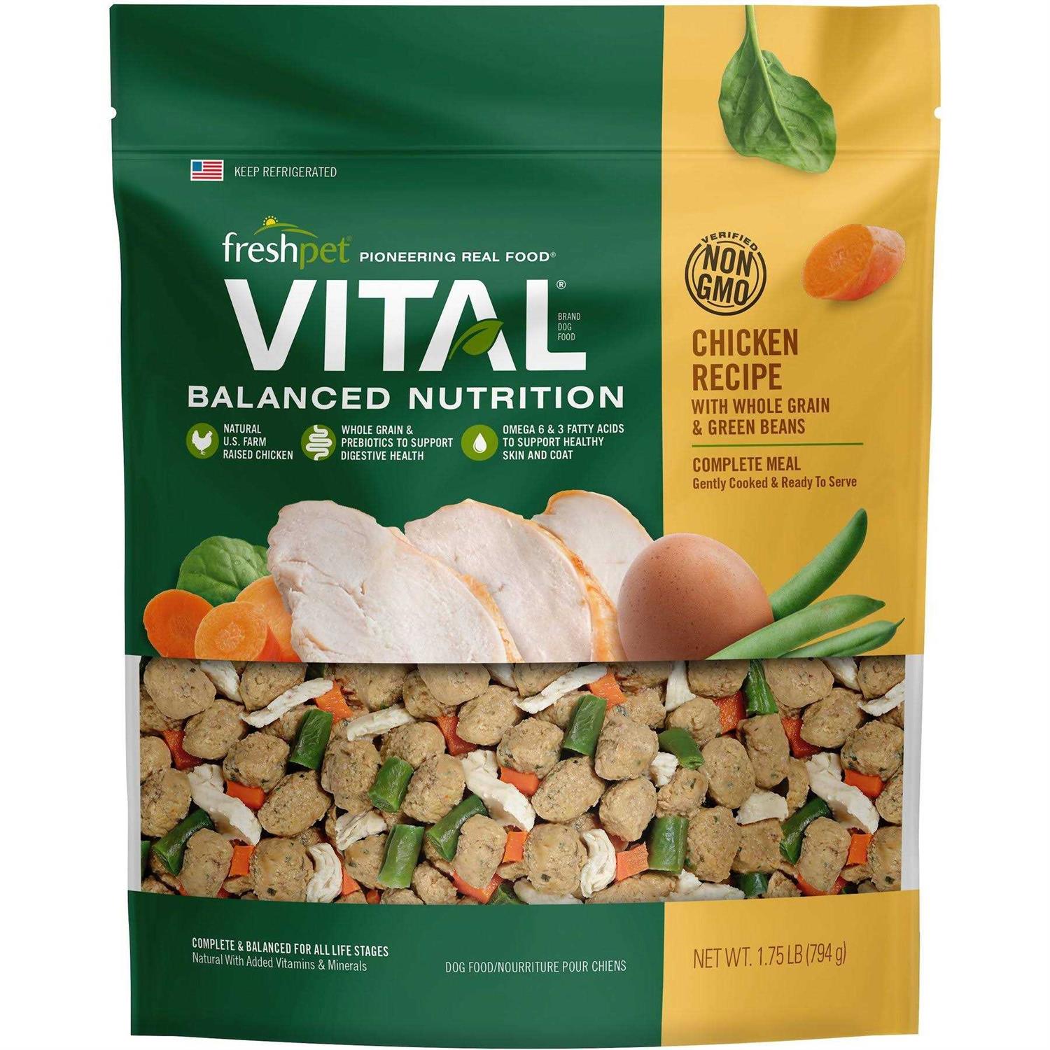 Freshpet Vital Complete Meals Grain-Free Chicken Fresh Small Breed Dog Food - Pet Supplies online store