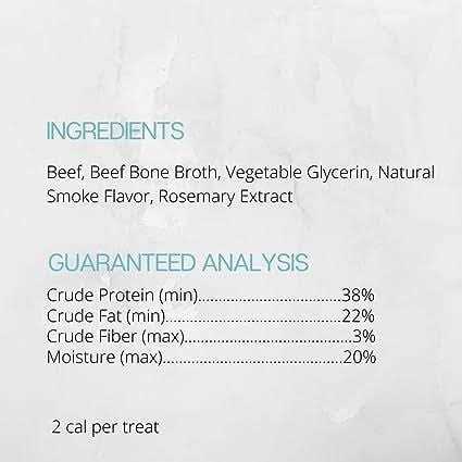 Farmland Traditions Tiny Loves Beef with Bone Broth Flavored Jerky Dog Treats - Pet Supplies online store