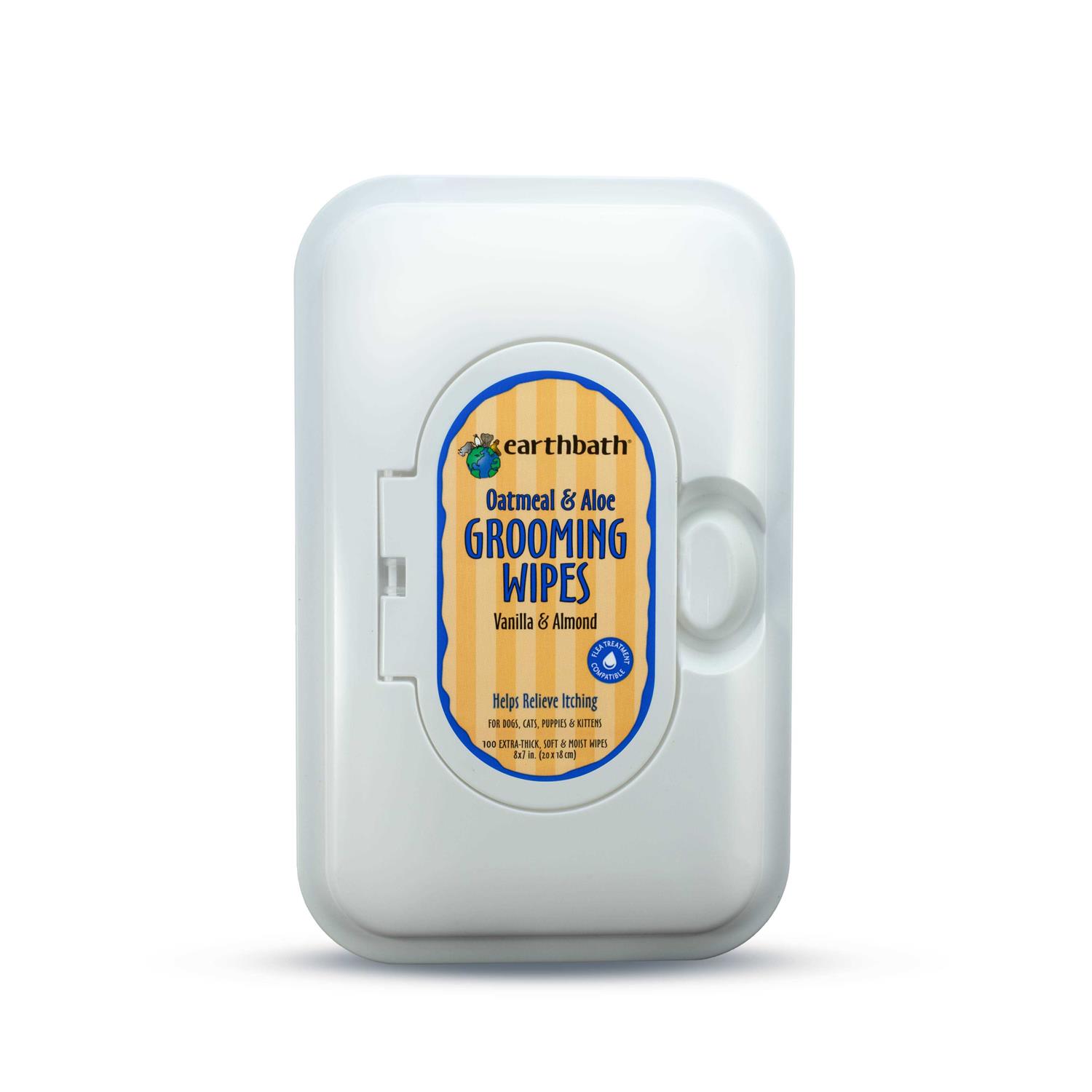 Earthbath Oatmeal Aloe Grooming Wipes - Pet Supplies online store