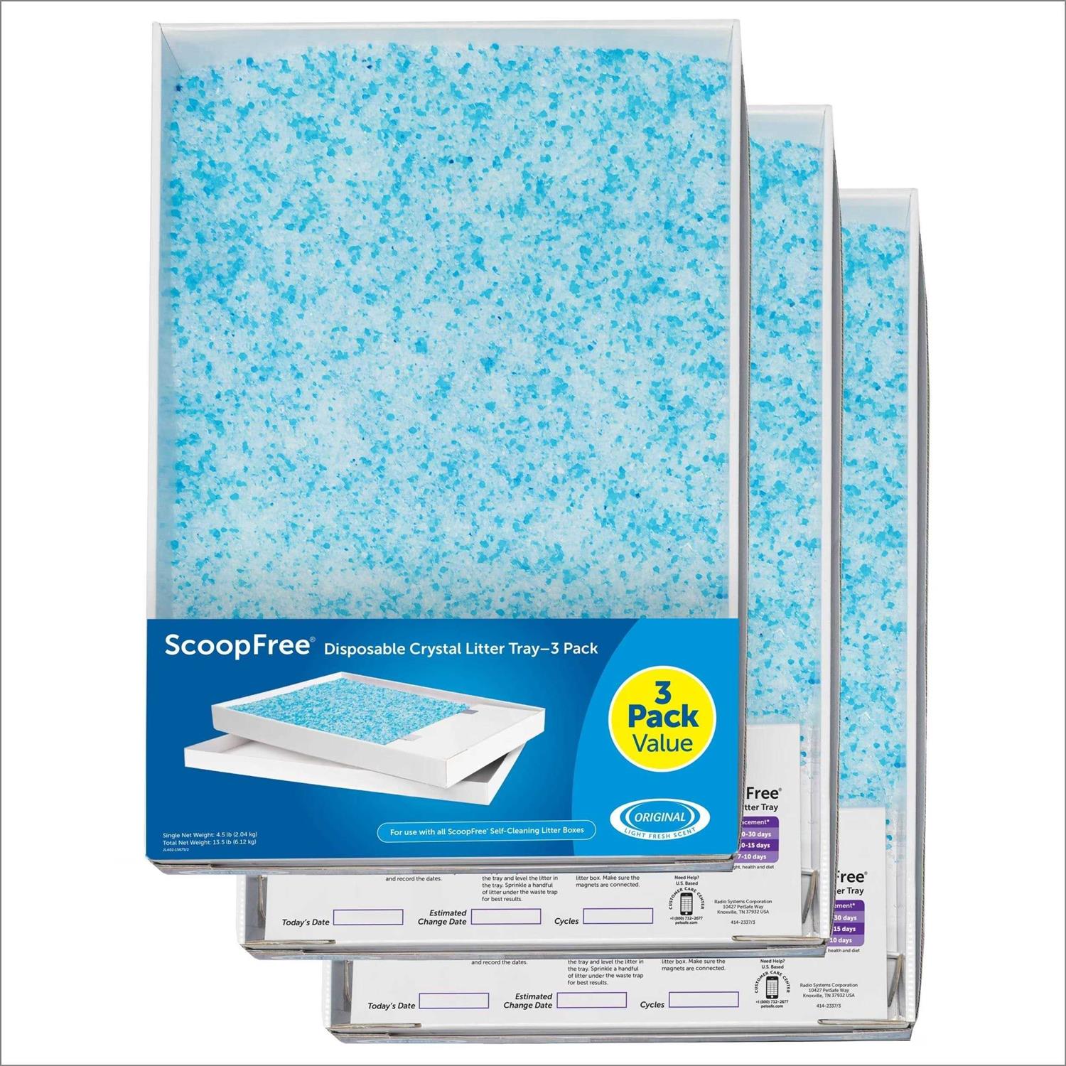 PetSafe ScoopFree Crystal Disposable Litter Tray - Pet Supplies online store