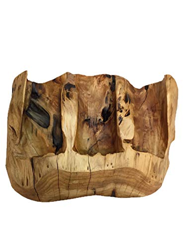 Greener Valley Root Wood Live Edge Tabletop Wine Rack (2 Bottle)