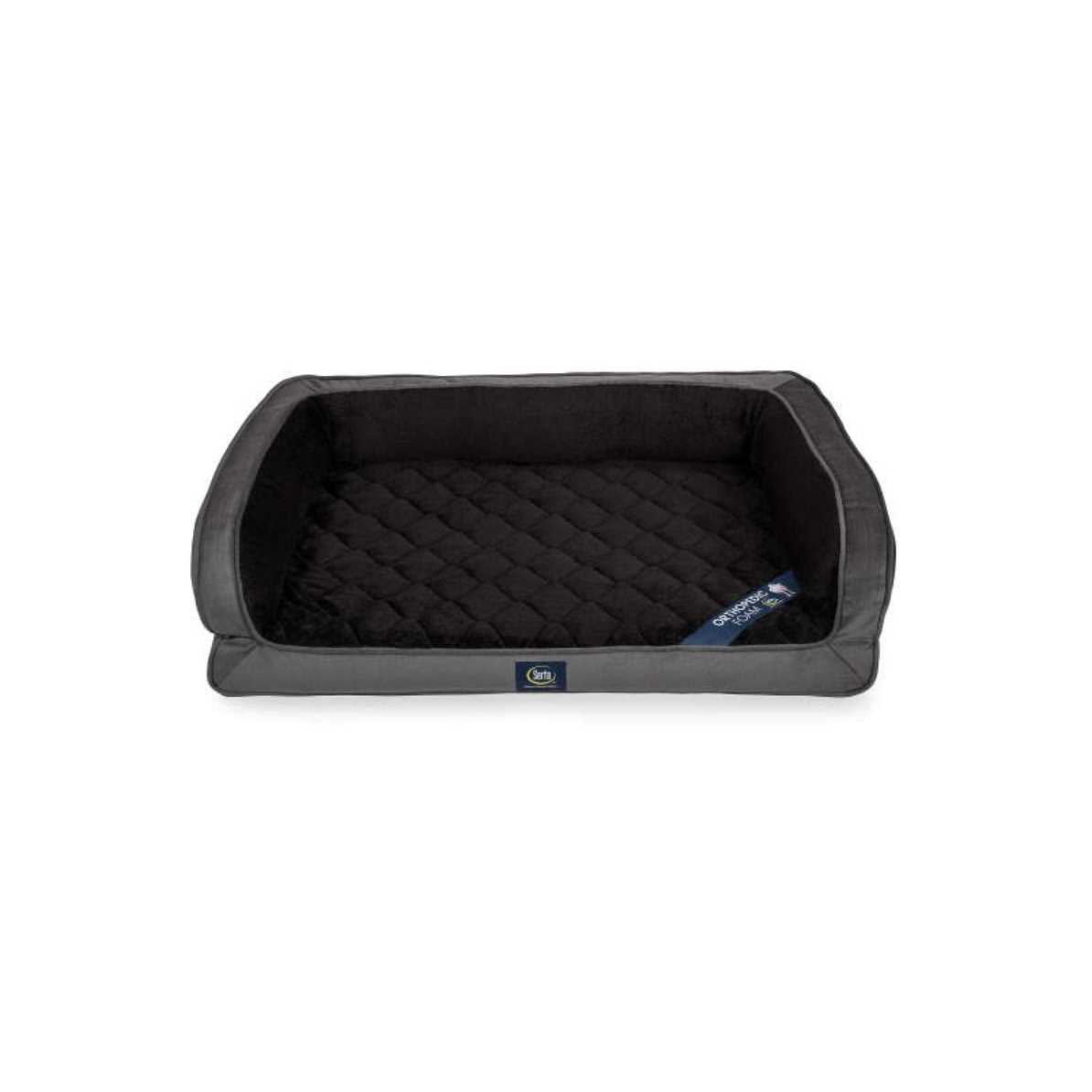 Serta Orthopedic Quilted Couch Pet Bed 27 x 36 - Pet Supplies online store