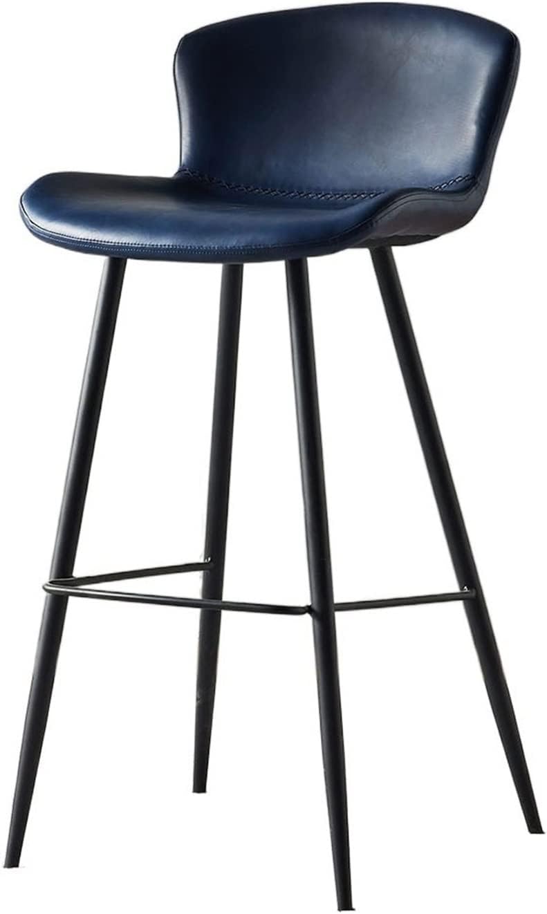 Height Modern Fashion High Restaurant Bar Counter Front Back Leisure Bar Chair Kitchen Counter Dining Chair Bar