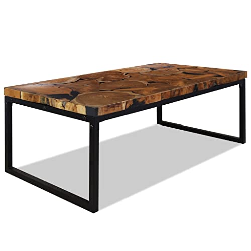 Coffee Table Teak Resin 43.3