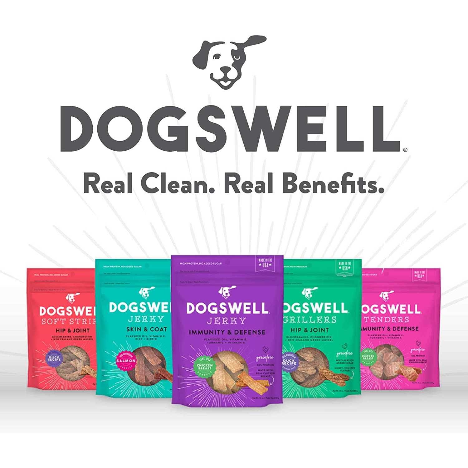 Dogswell Dental Jerky Chicken Dog Treats - Pet Supplies online store