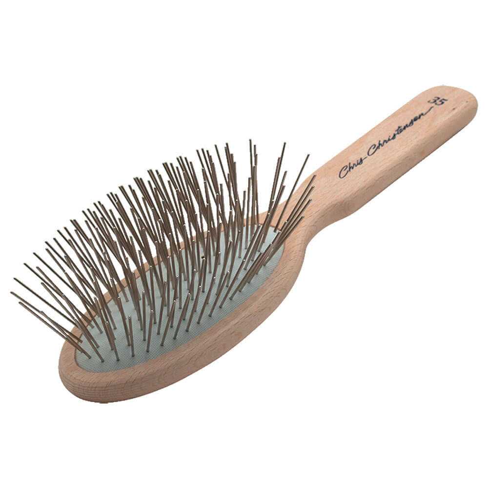 Chris Christensen Oval Pin Dog Brush, Original Series - Pet Supplies online store
