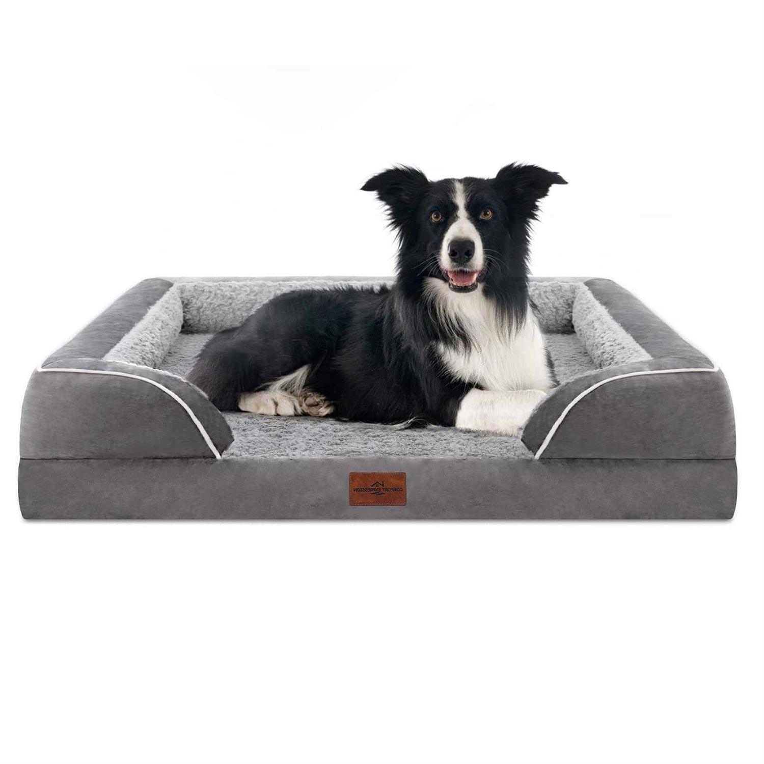Comfort Expression Jumbo Dog Bed for Extra Large Dogs Waterproof Orthopedic Dog Bed - Pet Supplies online store