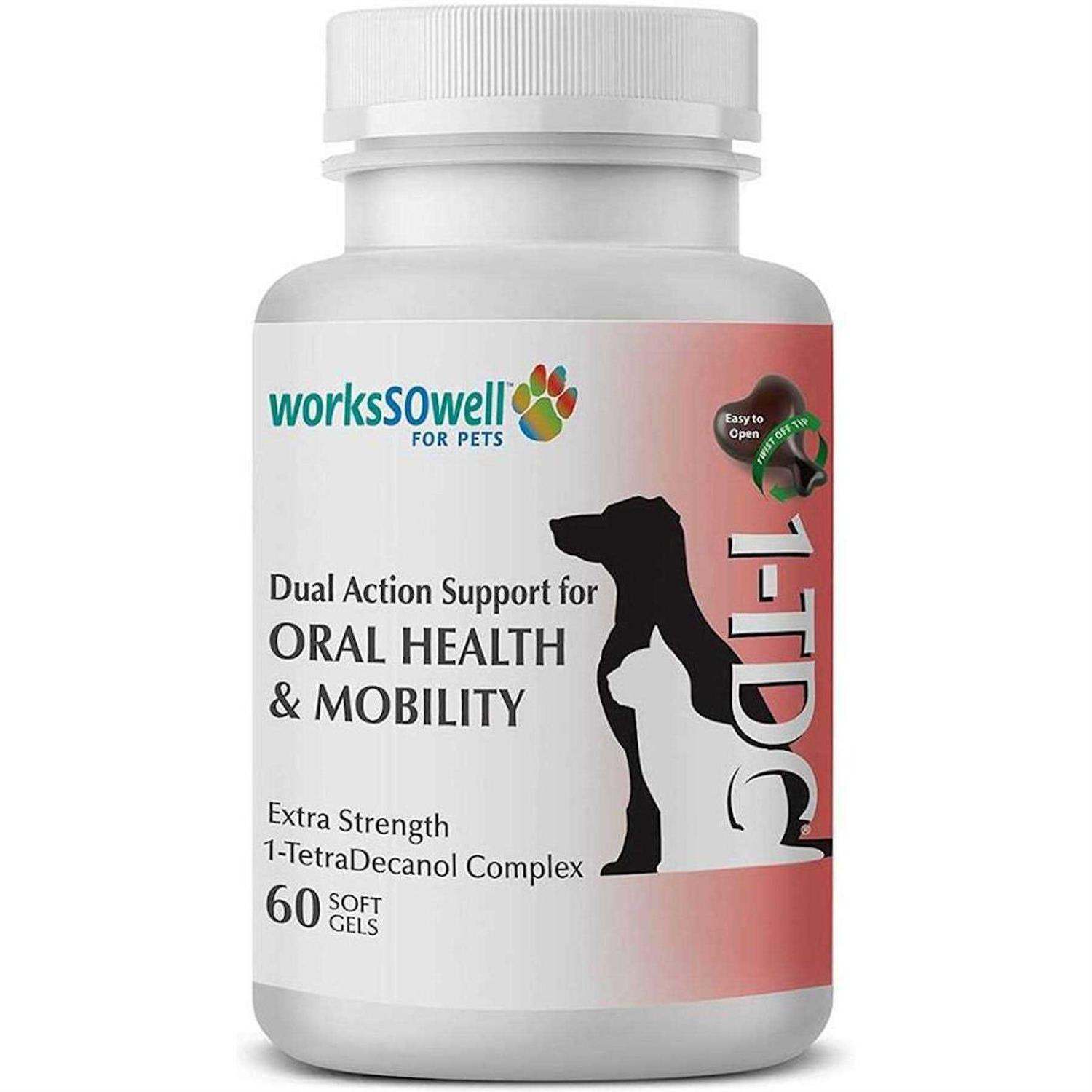 1-TDC Dual Action Periodontal & Joint Health for Cats & Dogs - 60 Soft Gels - Pet Supplies online store