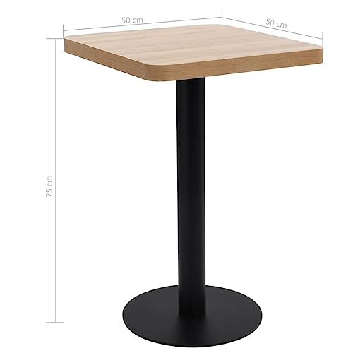 Bistro Table Light Brown 19.7