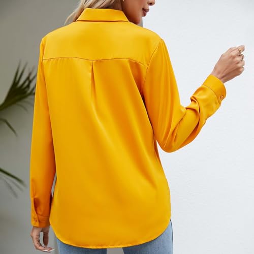 Womens Blouse Petal Long Sleeve Shirt Loose Shirt Casual Floral Shirt for Women V Neck Thick Long Sleeve T Shirt