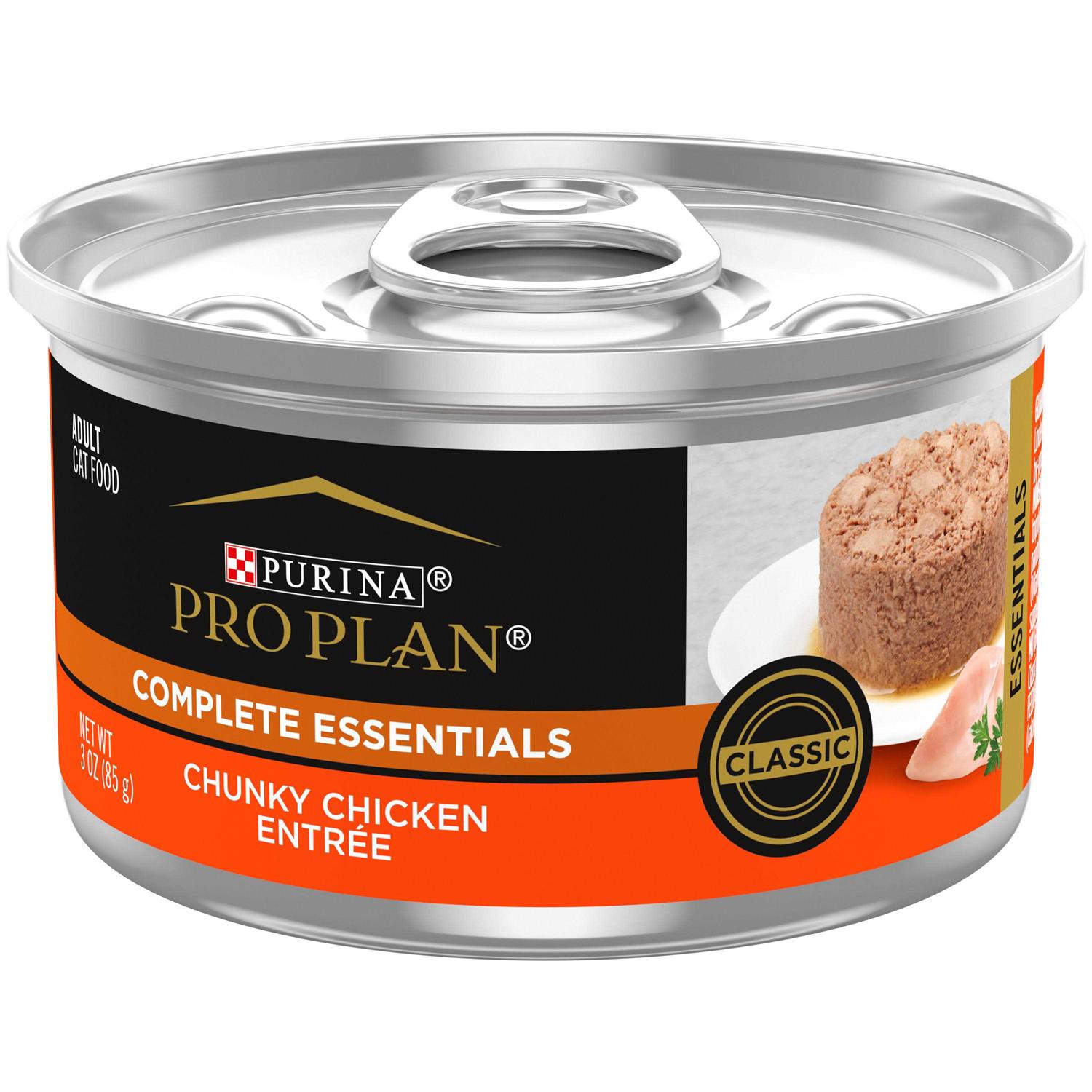 Purina Pro Plan Chunky Chicken Entree Cat Food - Pet Supplies online store