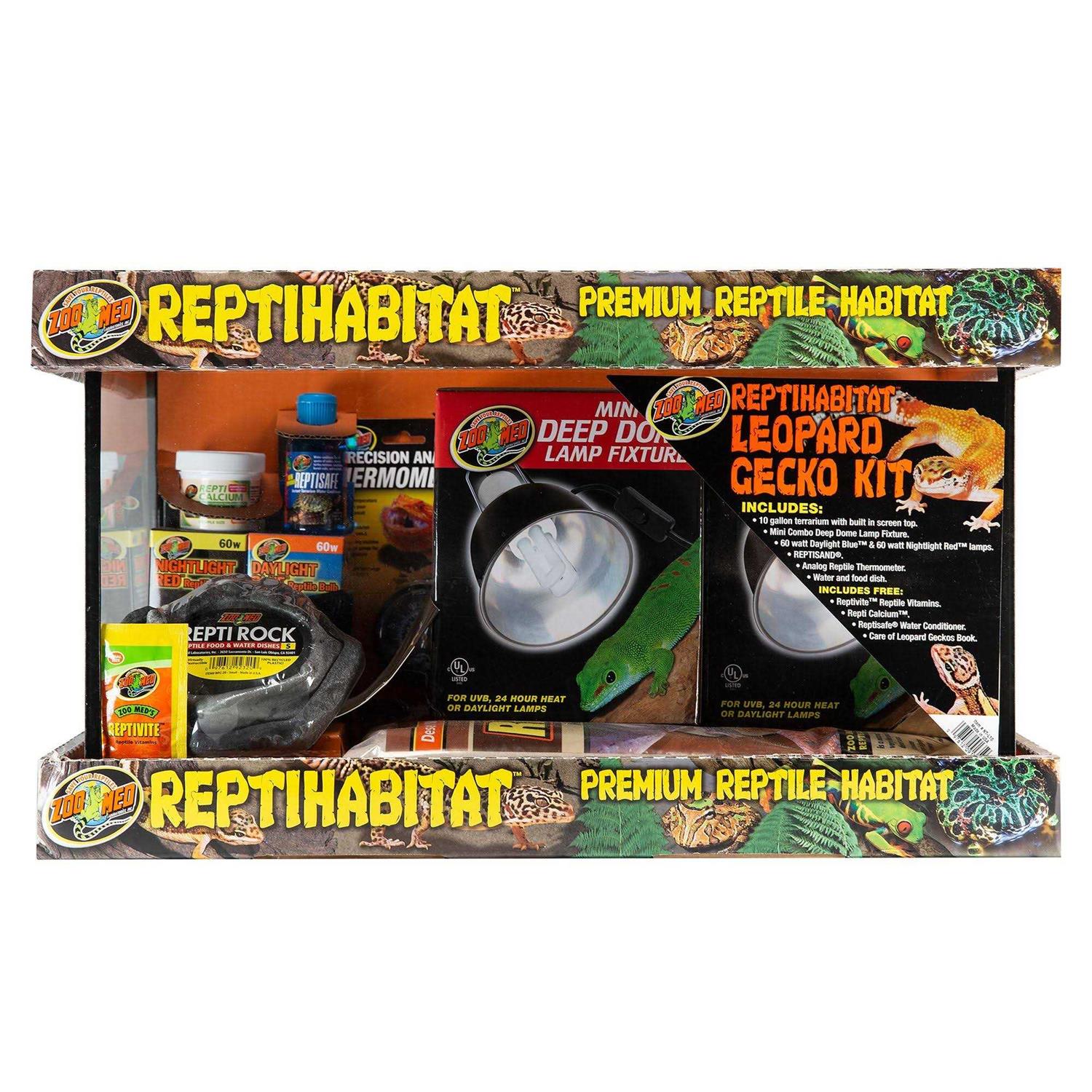 Zoo Med ReptiHabitat Leopard Gecko Kit - Pet Supplies online store