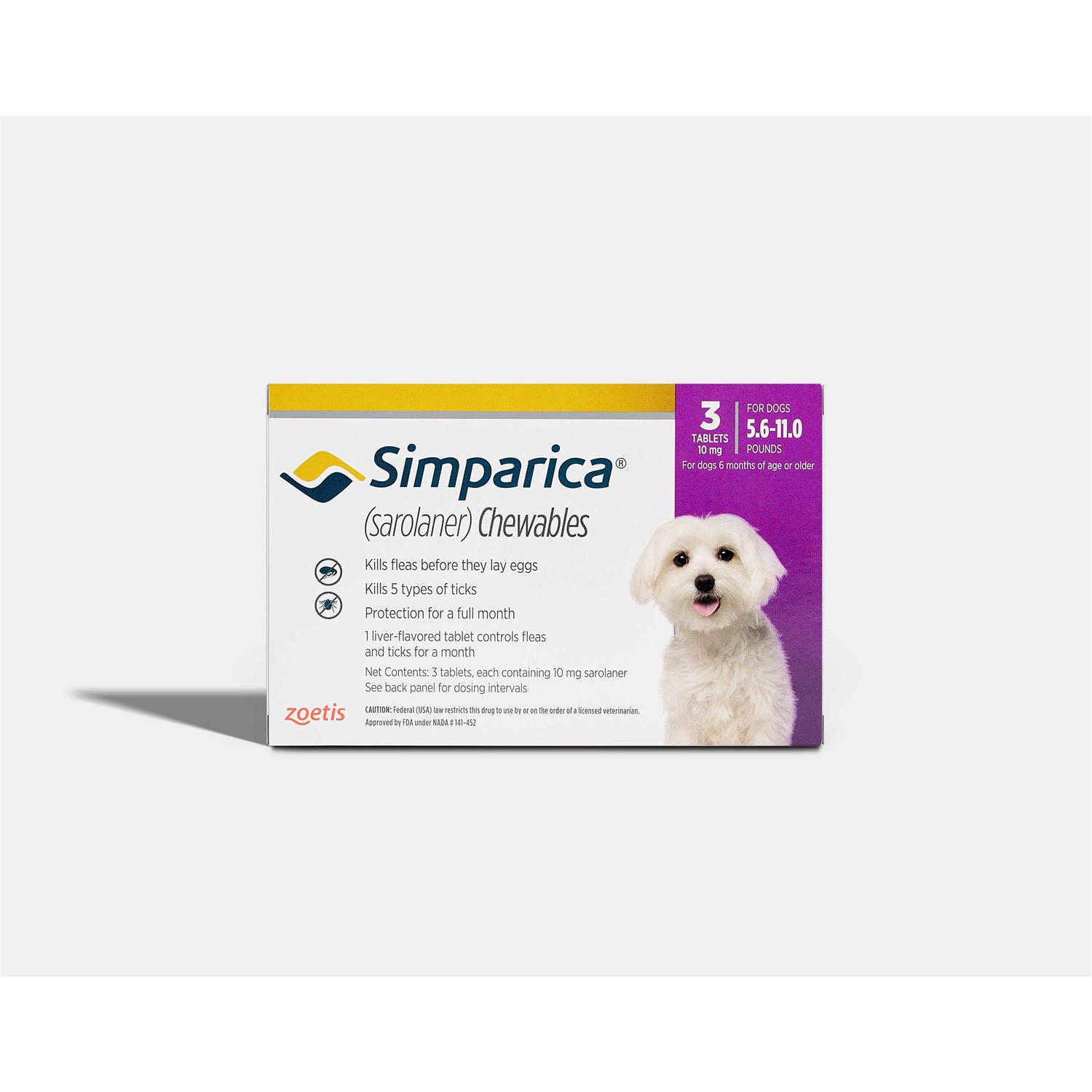 Simparica Chewable Tablets for Dogs - Pet Supplies online store