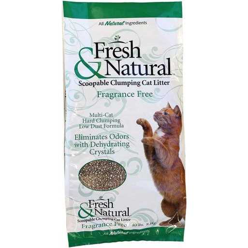 Fresh & Natural Fragrance Scoopable Clay Cat Litter - Pet Supplies online store