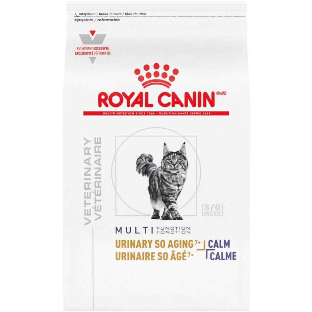 Royal Canin Veterinary Diet Feline Urinary SO Aging 7+ + Calm Dry Cat Food 6.6 lb - Pet Supplies online store