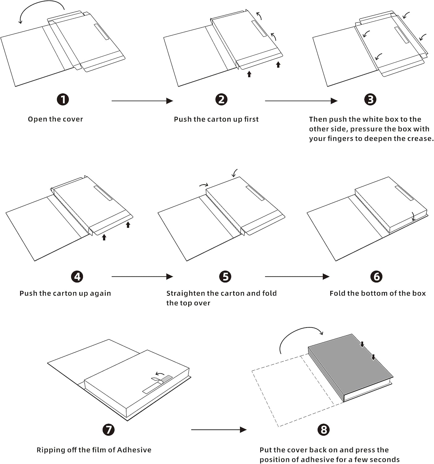 PTShadow 7Pcs Color Decorative Books for home décor,black and whiteshelf decor accents library décor for Home Sweet Stacked Books