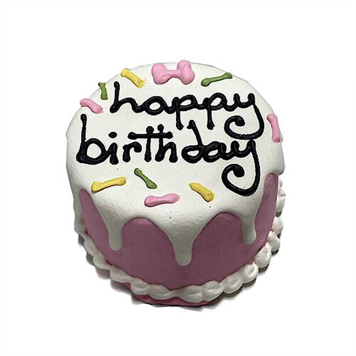 Bubba Rose Pink Birthday Baby Cake - Pet Supplies online store