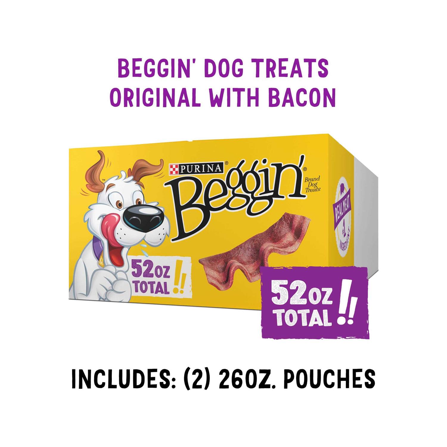 Purina Beggin' Strips Dog Dog Treats Bacon and - Pet Supplies online store