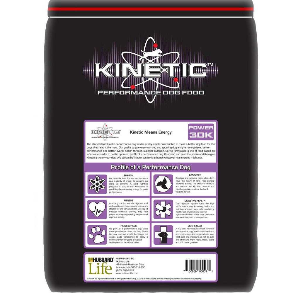 Kinetic Performance Power 30K Formula Dry Dog Food - Pet Supplies online store