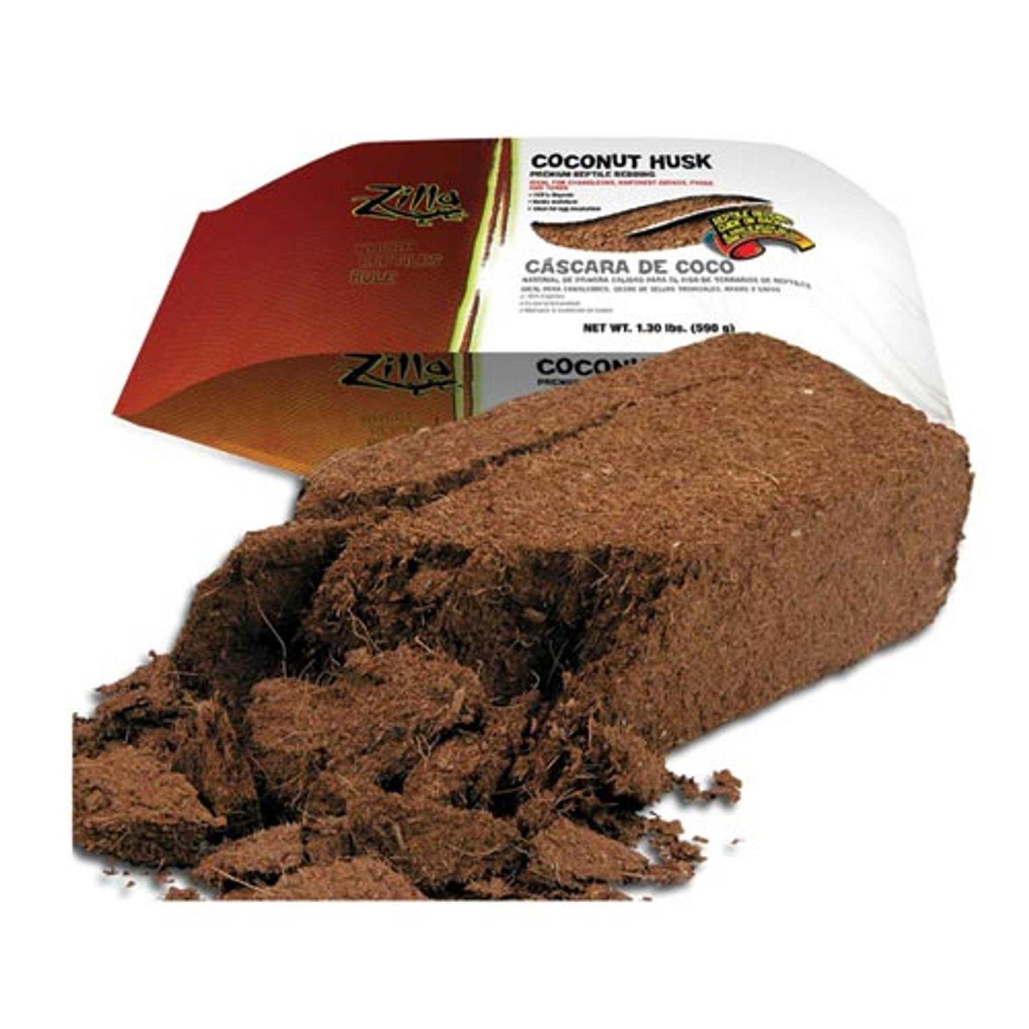 Zilla Coconut Husk Brick Reptile Bedding - Pet Supplies online store