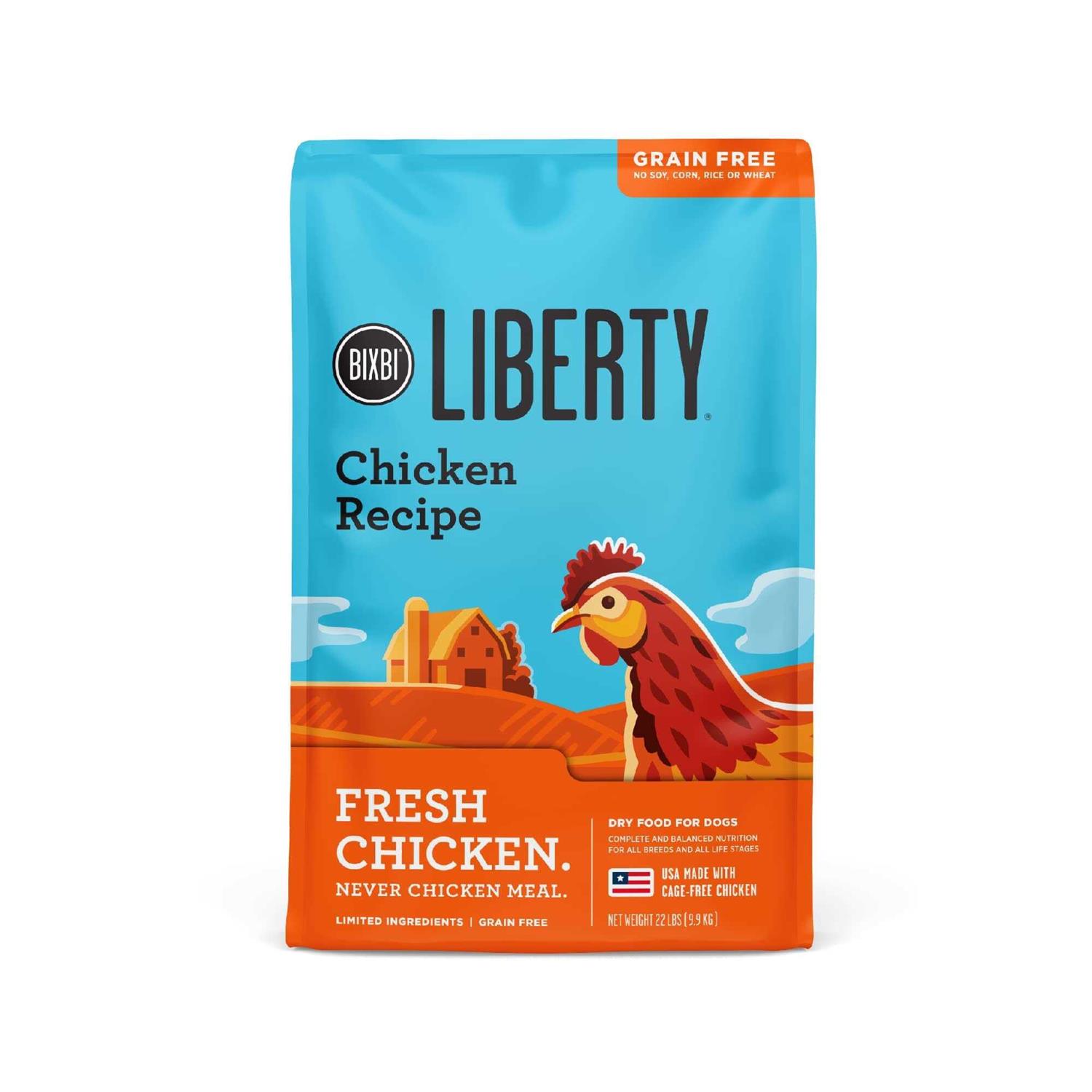 Bixbi Liberty Small Breed Grain Free Dry Dog Food Chicken - Pet Supplies online store