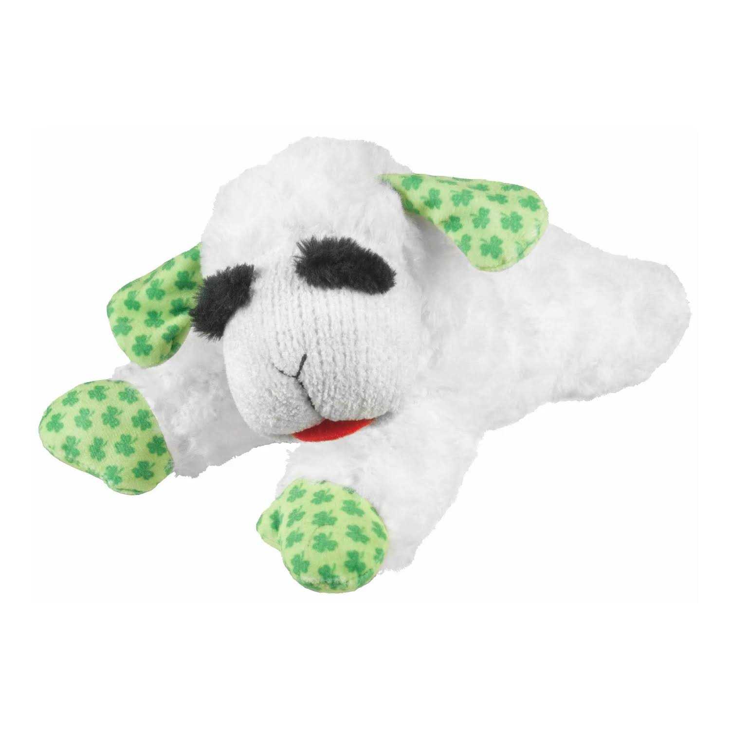 Multipet Shamrocks St Patrick's Day Lamb Chop Dog Toy - Pet Supplies online store