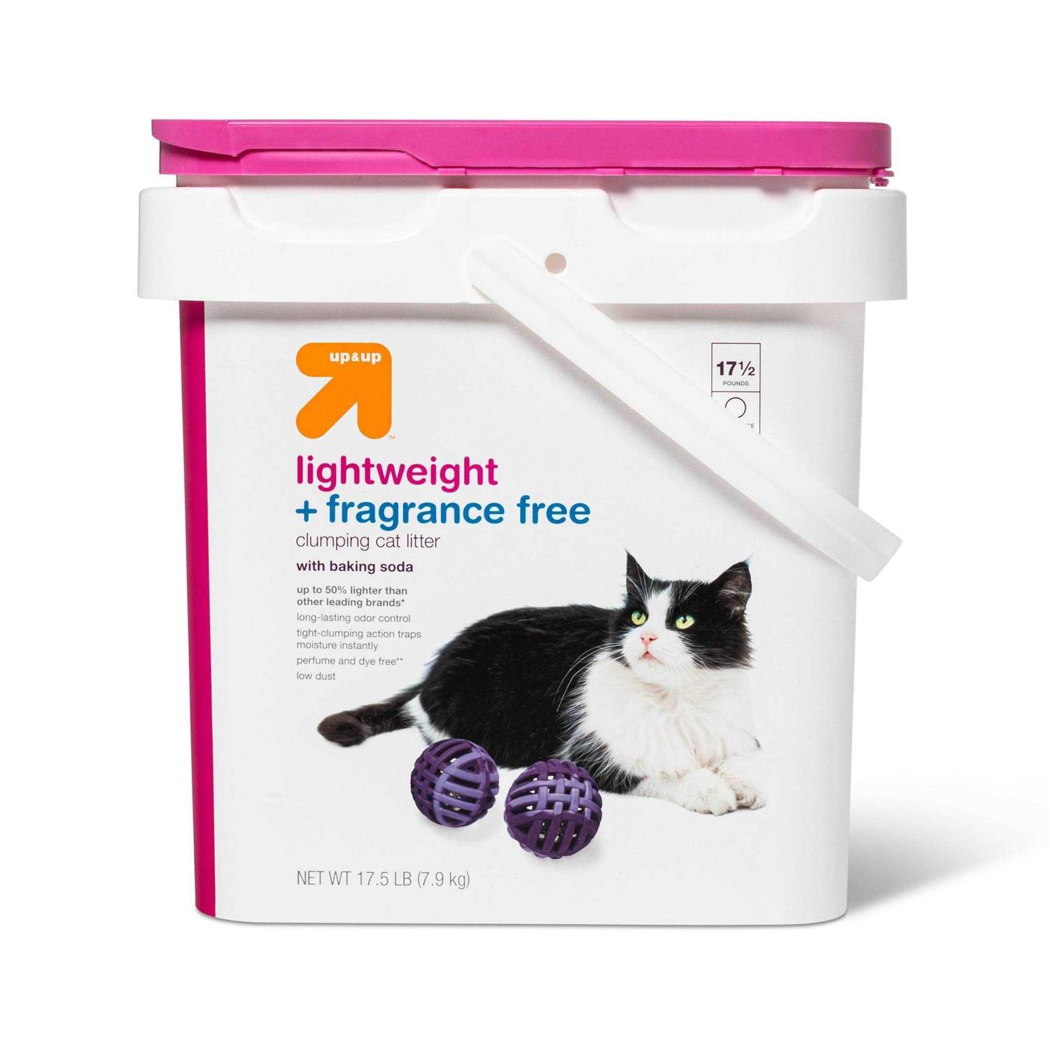 up & up Fragrance Free with Baking Soda Lightweight Clumping Cat Litter - Pet Supplies online store