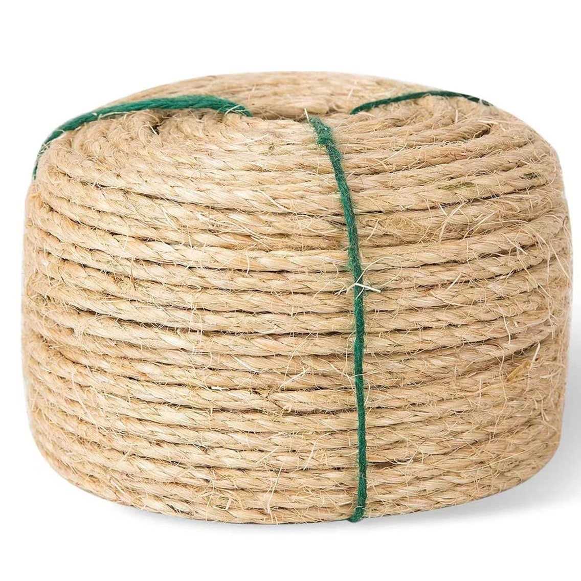 Pettipaws Cat Natural Sisal Rope for Replacement Scratching Posts,Sturdy Hemp Rope for Repairing Modern Cat Trees,6mm Diameter Sisal Rope Can DIY - Pet Supplies online store