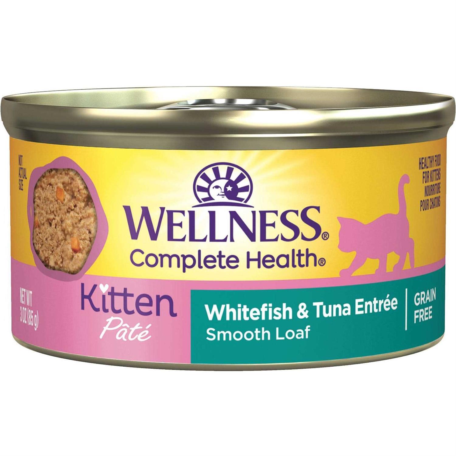 Wellness Complete Health Kitten Whitefish & Tuna Wet Cat Food - Pet Supplies online store