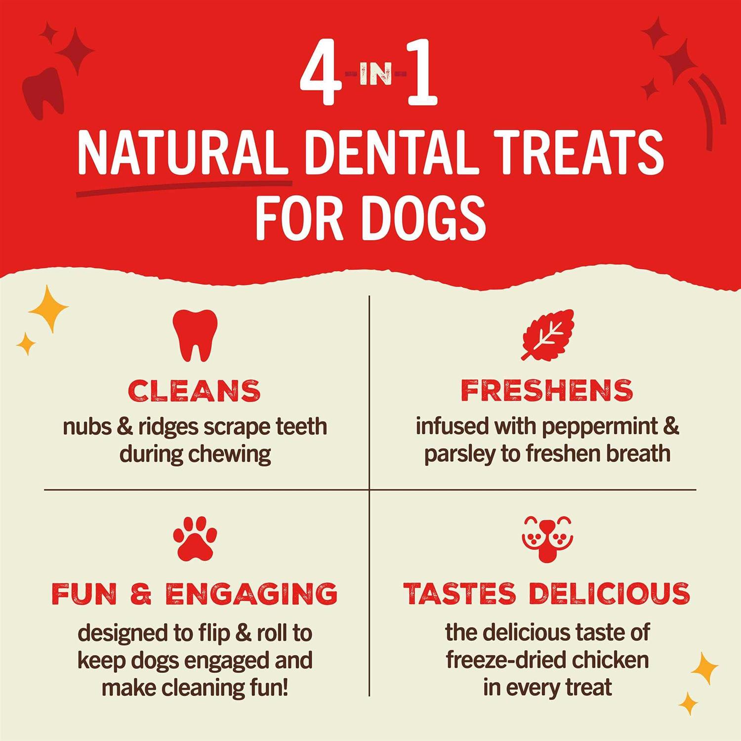 Stella & Chewy's Dental Delights Dog Treats - Pet Supplies online store