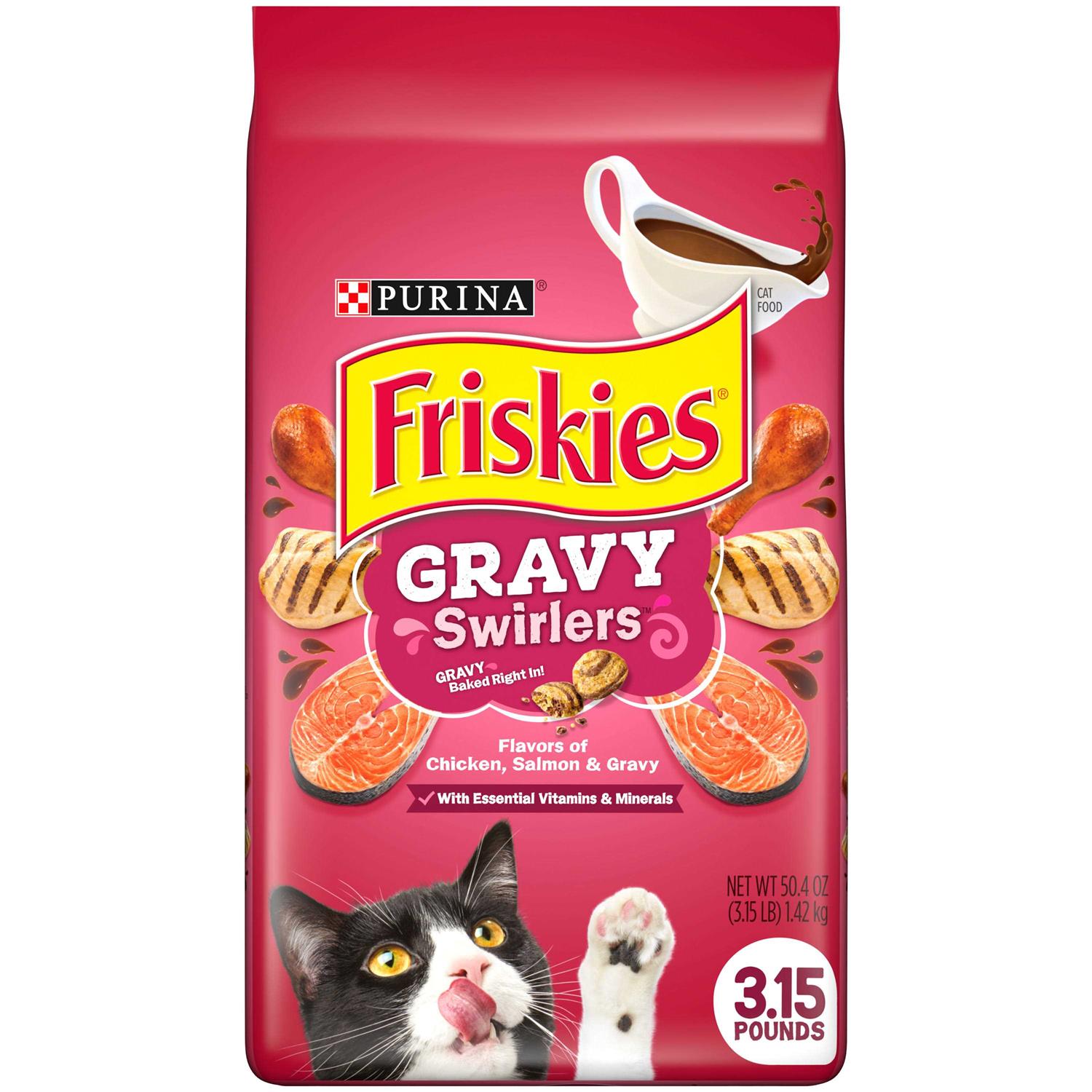 Friskies Dry Cat Food Gravy Swirlers - Pet Supplies online store