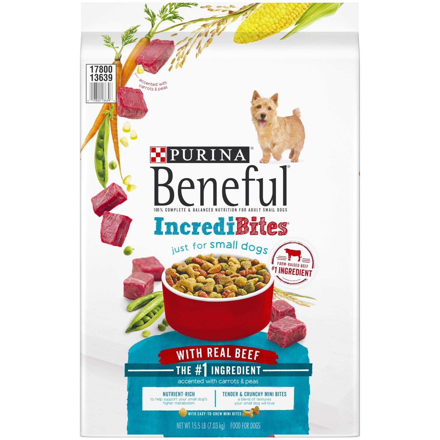 Purina Beneful IncrediBites Beef Dry Dog Food - Pet Supplies online store