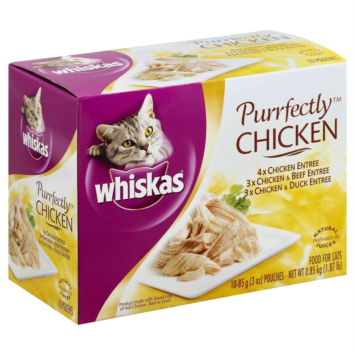 Whiskas Purrfectly Chicken Food - Pet Supplies online store