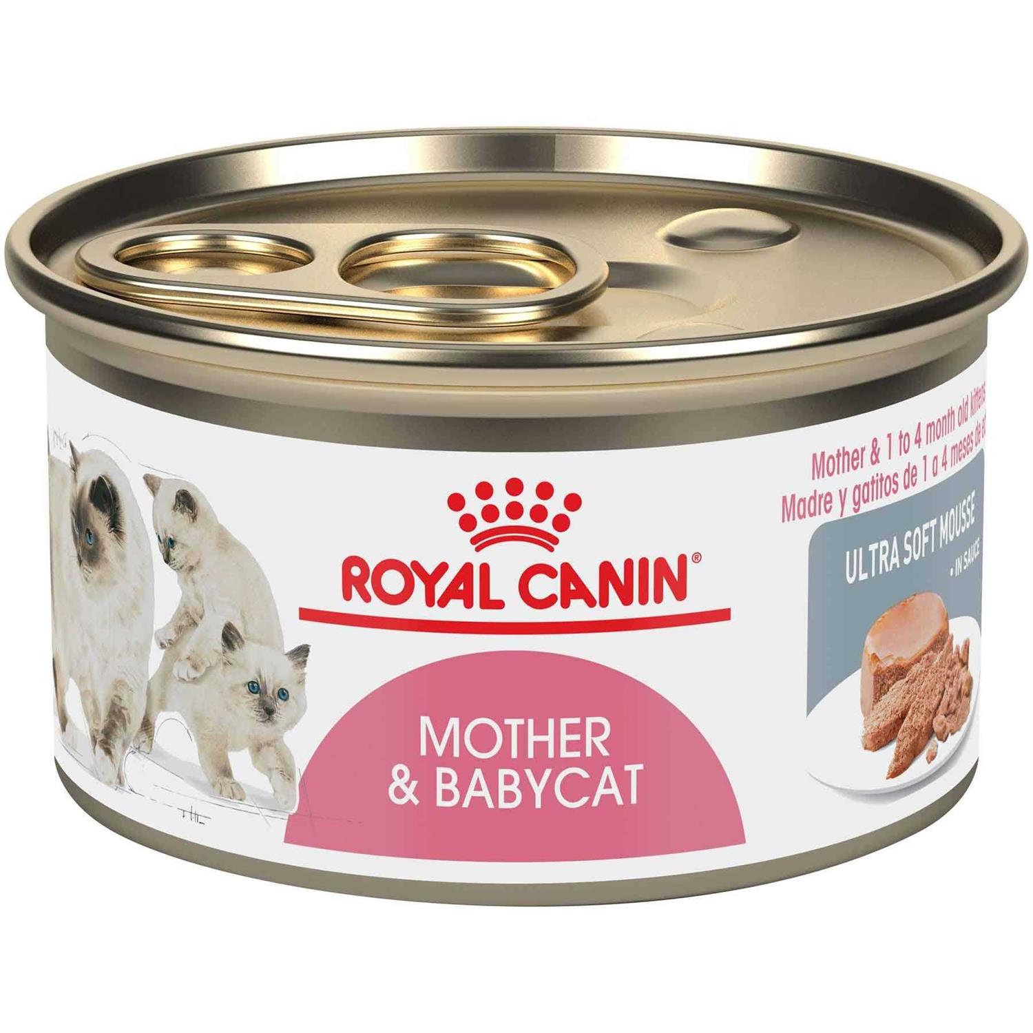Royal Canin Mother & Babycat Ultra-Soft Mousse in Sauce Wet Cat Food - Pet Supplies online store