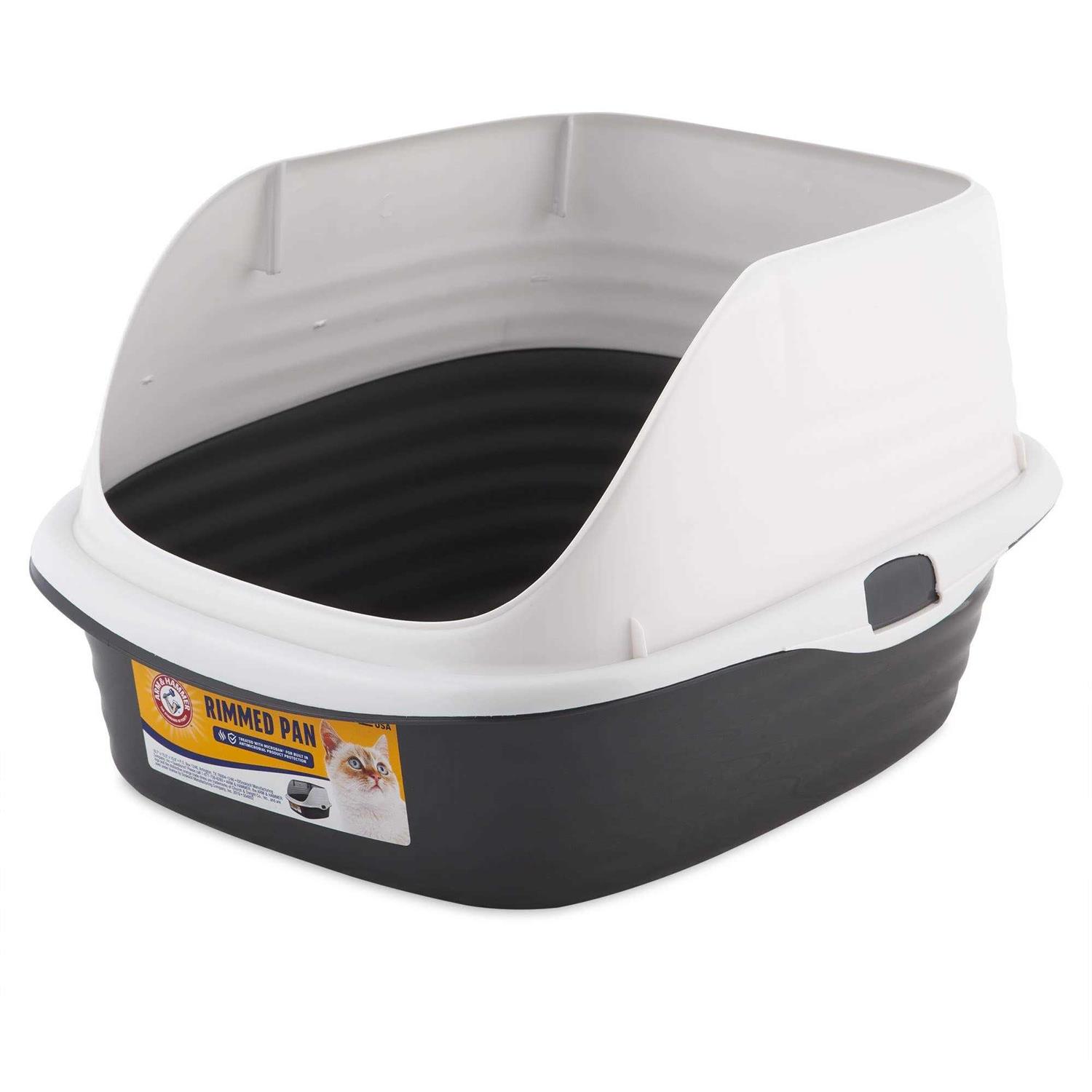 Arm & Hammer Large Rimmed Litter Pan - Pet Supplies online store