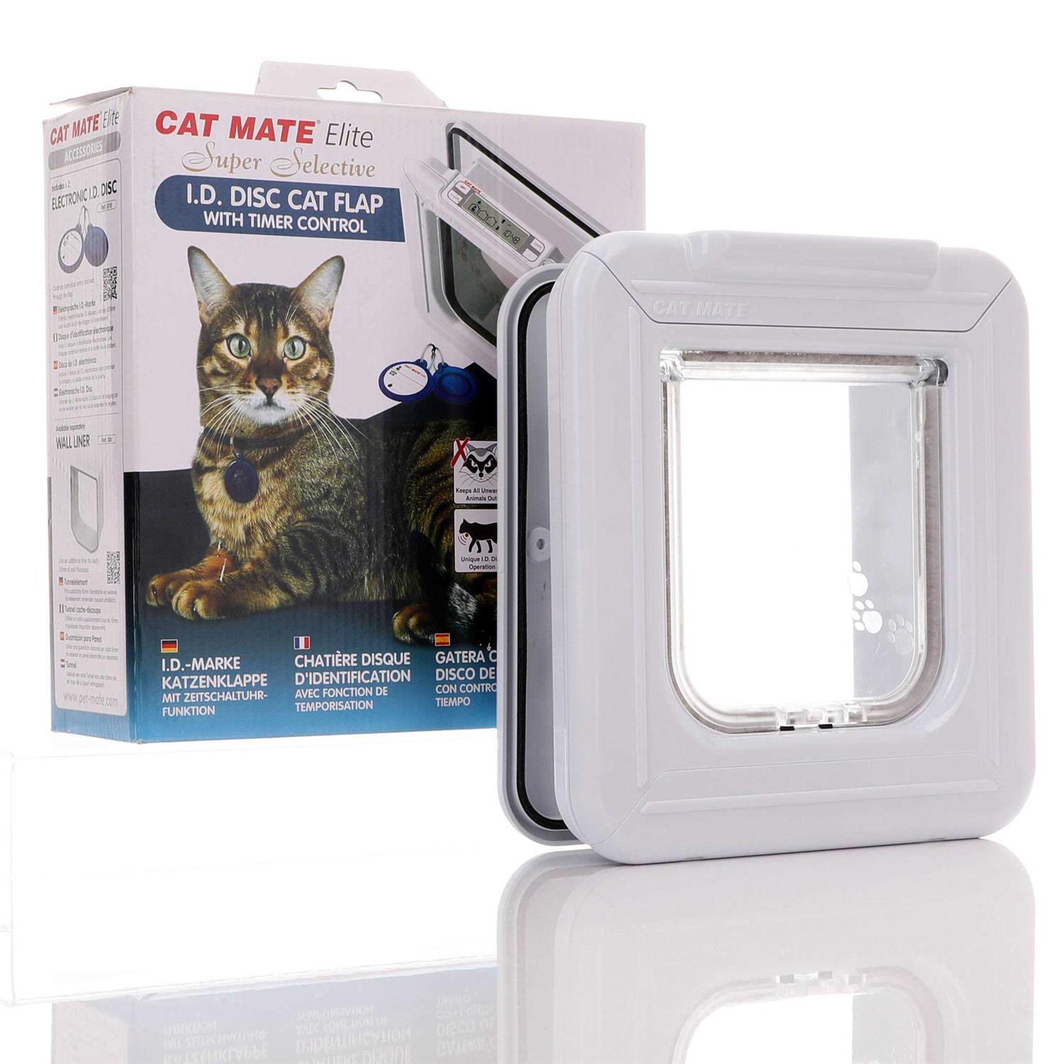Cat Mate Elite I.D. Disc Cat Door with Timer Control - Pet Supplies online store