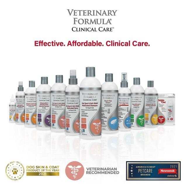 Veterinary Formula Clinical Care Hot Spot & Itch Relief Medicated Shampoo - Pet Supplies online store