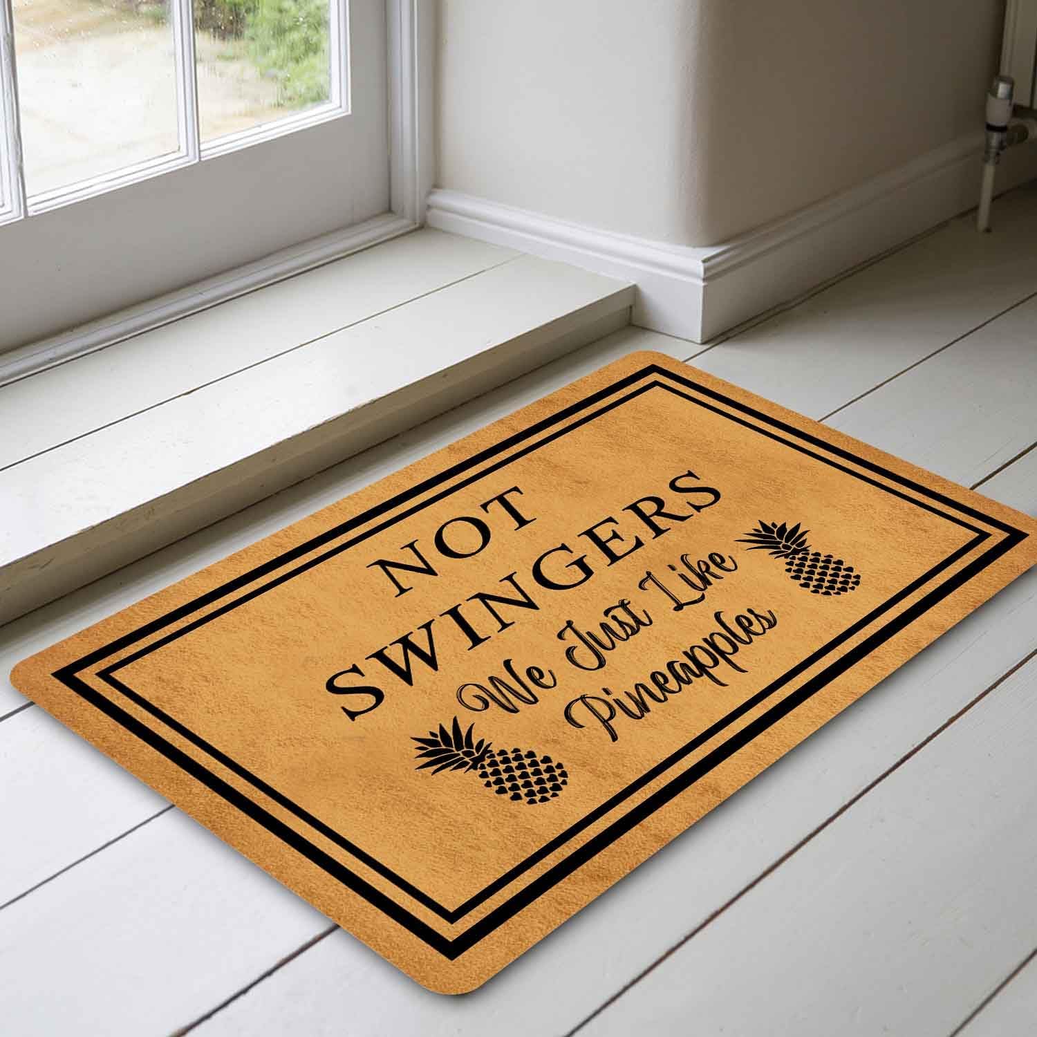 Funny Welcome Dooormat with Rubber Back 23.7