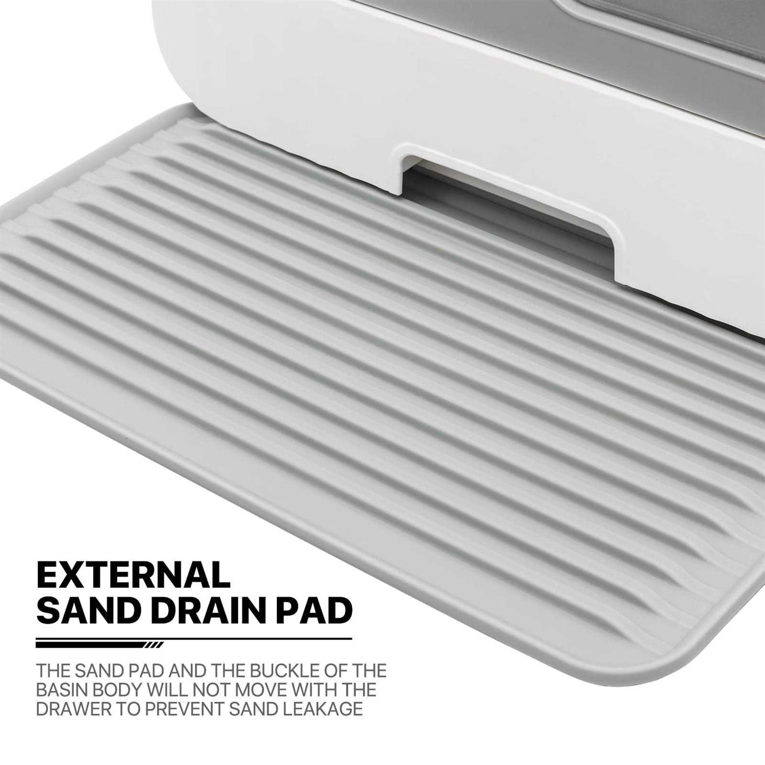 Monibloom Hooded Litter Box Fully Enclosed Splash-Proof Cat Litterbox with Litter Catcher Mat - Pet Supplies online store