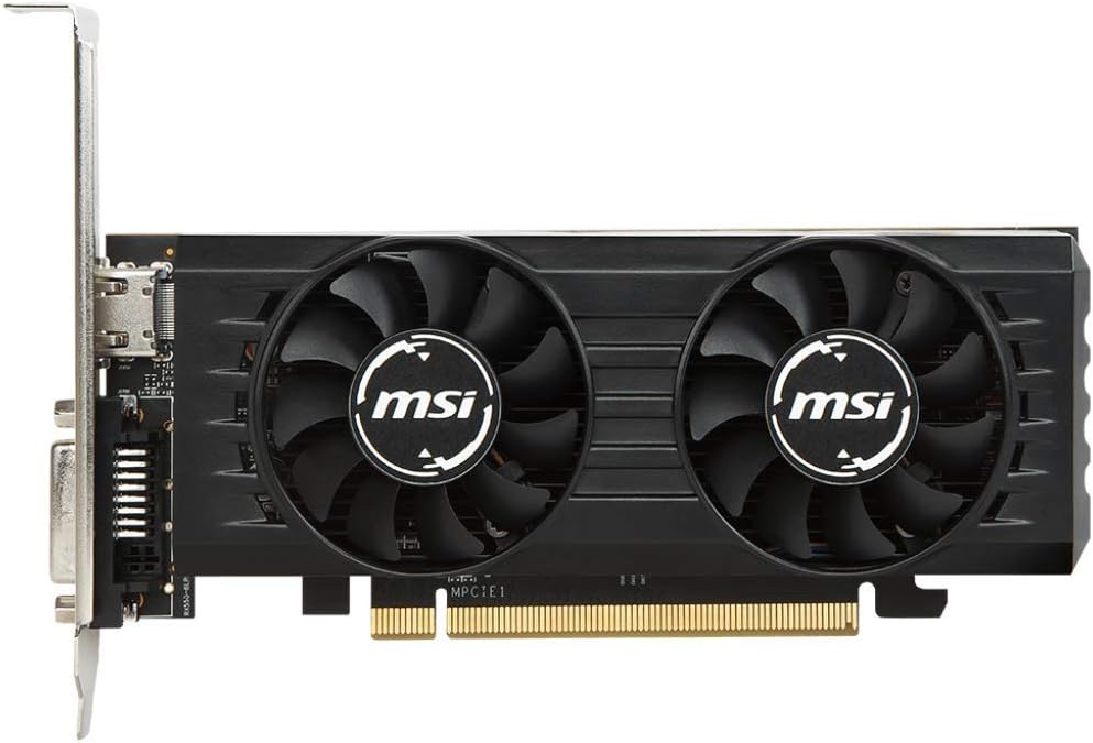 MSI Gaming Radeon 550 64-Bit HDMI/DVI 2GB GDRR5 HDCP Support DirectX 12 VR Ready OC Graphics Card (550 2GT LP OC)