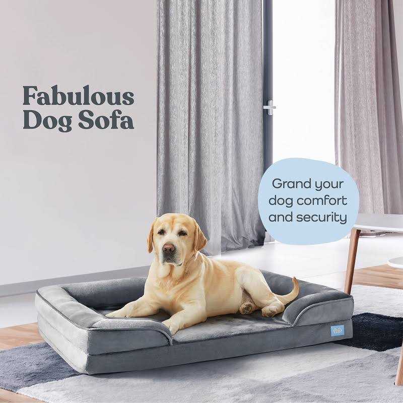Pitpet Orthopedic Sofa Dog Bed Ultra Comfortable Dog Bed for Large Dogs - Pet Supplies online store