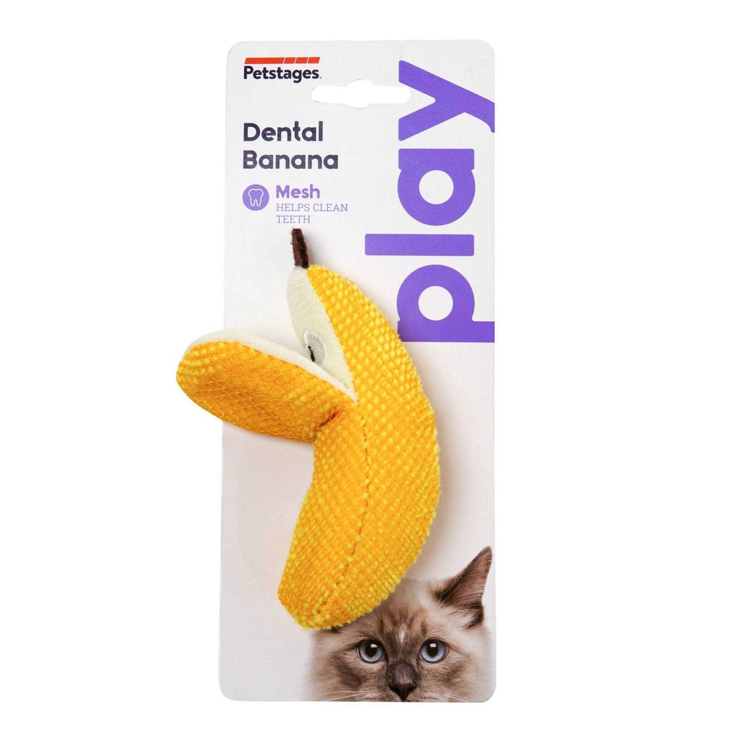 Petstages Banana Dental Cat Toy - Pet Supplies online store