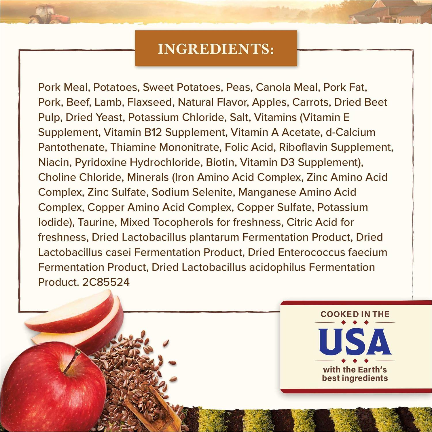 Whole Earth Farms Grain Free Pork Beef & Lamb Recipe Dry Dog Food - Pet Supplies online store